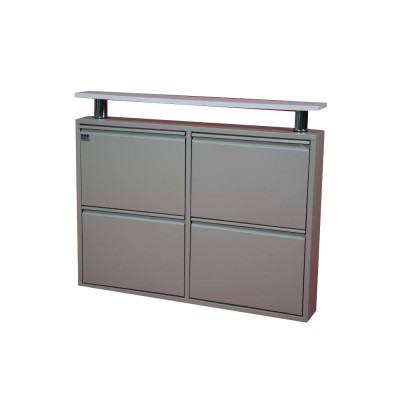 CIPELAR METALNI 2+2 LADICE SIVI 98X15X82CM