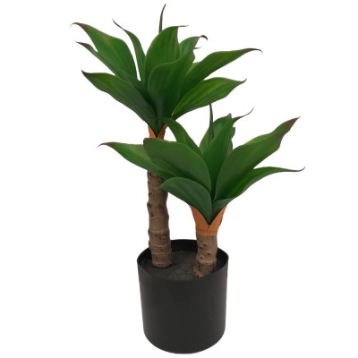 UMJETNO CVIJEĆE U SAKSIJI 50X18CM ZEL. DRACENA