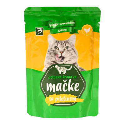 HRANA ZA MAČKE POUCH 100G PILETINA BINGO