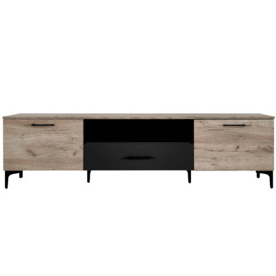 KOMODA TROPIC 4 200X42X54CM URBANI HRAST/ANTRACIT