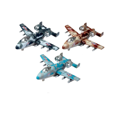 IGRAČKA AVION NA BATERIJE 3-1 MILITARY DIE-CAST