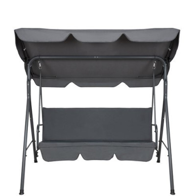 LJULJAČKA ZA VRT TROSJED 170X110X152CM SIVA 99-795/24-390