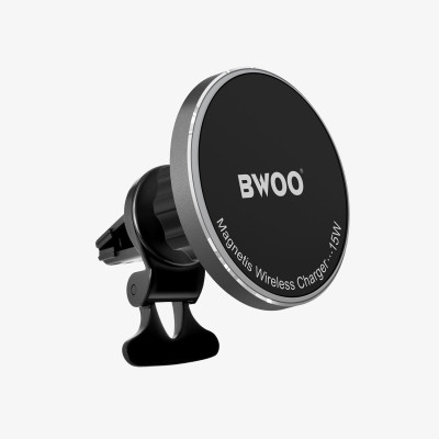 BWOO MAGNETNI DRŽAČ ZA MOBITEL U AUTU BEŽIČNO PUNJENJE ZA IPHONE