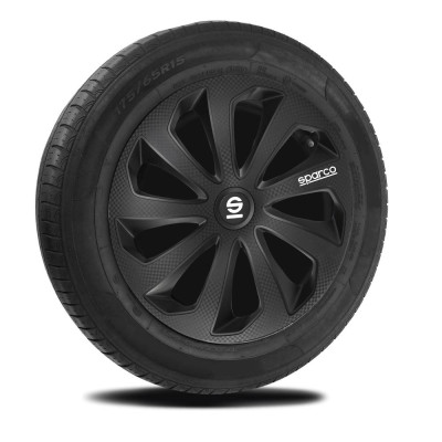 SPARCO RATKAPE ZA AUTO 15" SICILIA CRNA SPC1574 BKC-SPC