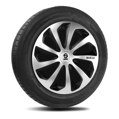 SPARCO RATKAPE ZA AUTO 16" SICILIA SREBNA/CRNA SPC1673 SVBK-SP C