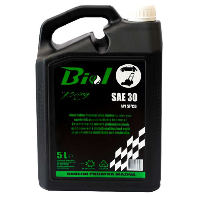 BIOL RACING ULJE MOTORNO ZA STARIJA VOZILA I POLJOPRIVREDNE MAŠINE 5L