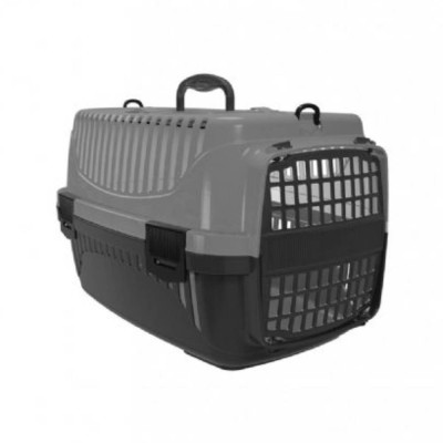 TRANSPORTER ZA KUĆNE LJUBIMCE SA PLASTIČNIM VRATIMA 36,5X55X33CM