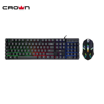 CROWN USB GAMING RGB TASTATURA I MIŠ CMCKG-201