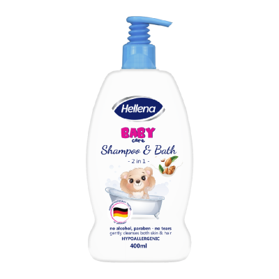 HELLENA BABY CARE ŠAMPON I KUPKA 2U1 400ML
