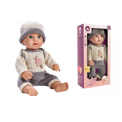 IGRAČKA LUTKA U GEGICAMA KNITTED BABY DOLL