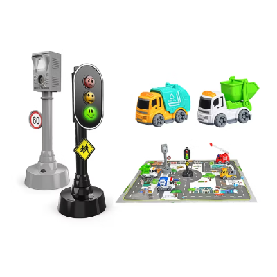 IGRAČKA KAMION 2/1 SA DODACIMA SMART TRAFFIC LIGHT