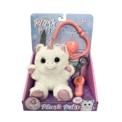 IGRAČKA PLIŠANI JEDNOROG SA DODACIMA DOCTOR PLUSH PETS