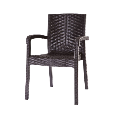STOLICA ZA VRT 57X56X87CM SMEĐA RATTAN