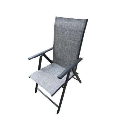 STOLICA ZA VRT 53X66X103CM SKLOPIVA MREŽA SIVA 2-1 32-775