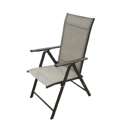 SKLOPIVA STOLICA ZA VRT 53X66X103CM MREŽA TAUPE 2-1 32-775
