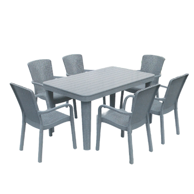 STO ZA VRT 150X90X75CM SIVI RATTAN TREND LUX SEDAN 0239