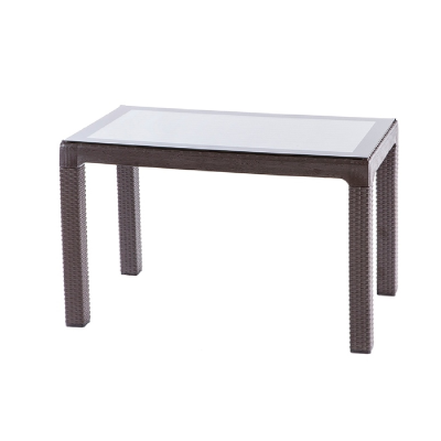 STO ZA VRT 150X90X75CM SA STAKLOM SMEĐI