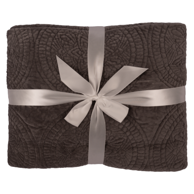 PREKRIVAČ ZA KREVET 200X220 DARK GREY