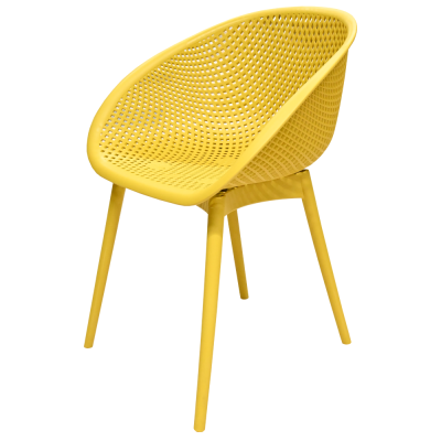 STOLICA ZA VRT 46X46X77CM DOTS YELLOW 2-1 19116-11Y