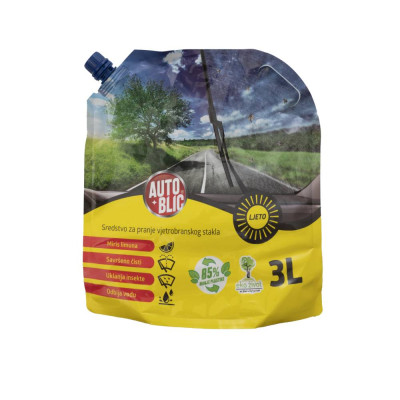 TEČNOST ZA VJETROBRANSKO STAKLO 3L AUTO BLIC LJETNA DOYPACK