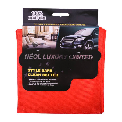 KRPA ZA AUTO MIKROFIBER 40X40CM SVE POVRŠINE CRVENA GF-04 NEOL