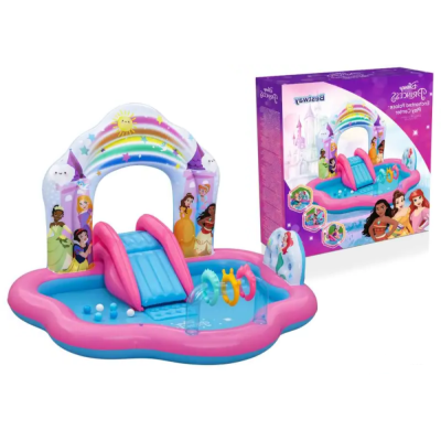 BAZEN IGRAONICA SA TOBOGANOM 221X193X140CM PRINCESS