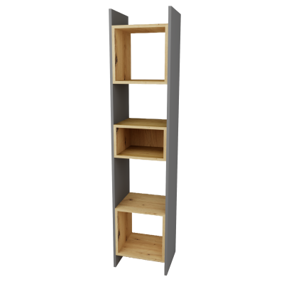 POLICA AXON 40X34X195CM ARTISAN/TAMNO SIVA OR0463