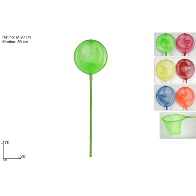 IGR.MREŽICA ZA VODU FI20X70CM NEON 12-1 ASST DSU19001511