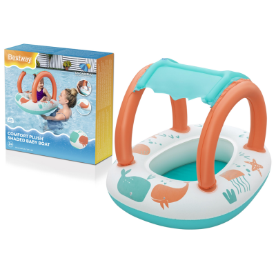 ČAMAC 67X84CM SA KROVOM KIDS SEA ANIMALS 12-1 BESTWAY 34203