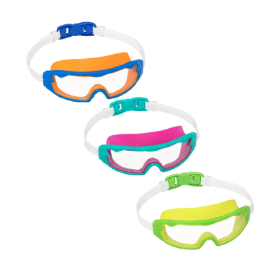 MASKA ZA RONJENJE KIDS 7+ NEON AQUA ANTIFOG SPLASHFLE 24-1 ASST BESTWAY 21179