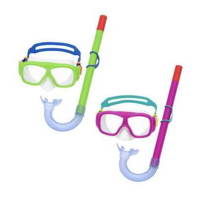 MASKA ZA RONJENJE SA DISALICOM KIDS 7+ CLASSIC EXPLORA ESSENTIAL NEON MATT 6-1 ASST BESTWAY 24035