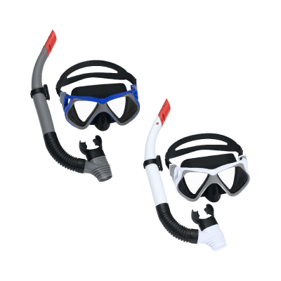 MASKA ZA RONJENJE SA DISALICOM TEEN 14+ AVIATOR DOMINATOR PRO SNORKEL 6-1 ASST BESTWAY 24069