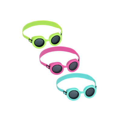 NAOČALE ZA PLIVANJE KIDS 3+ BLACK NEON ANTIFOG AQUASHADES 24-1 ASST BESTWAY 21178