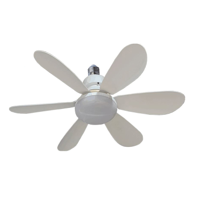 VENTILATOR LED STROPNI MOTLEY 17W SA SVJETLOM E27 + DALJINSKI BIJELI