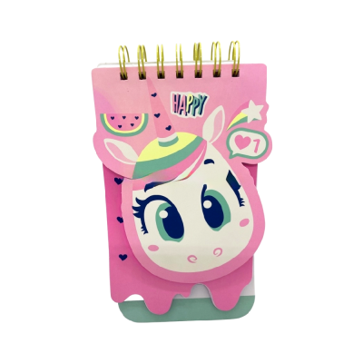 NOTES A5 76L UNICORN SHAPE GRADIENT SPIRALA