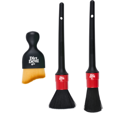 ČETKE U SETU 3/1 ZA DETALJNO ČIŠĆENJE AUTA DIRT DEVIL