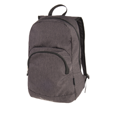 ŠKOLSK RUKSAK TEEN UNISEX SOLO GRAY BLACK ZIP PULSE