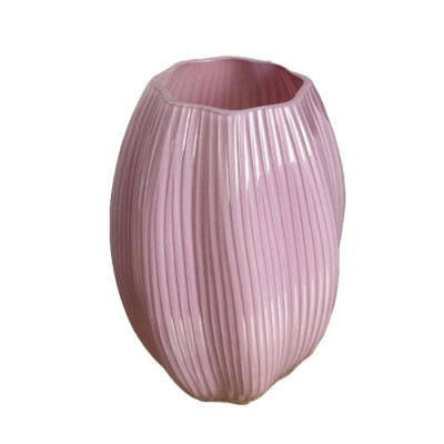 STAKLENA VAZA FI18CM