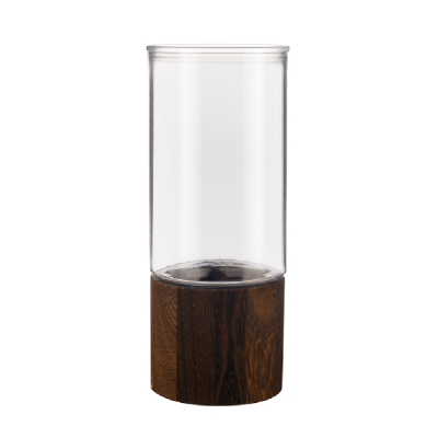 STAKLENA VAZA FI10CM H-25CM