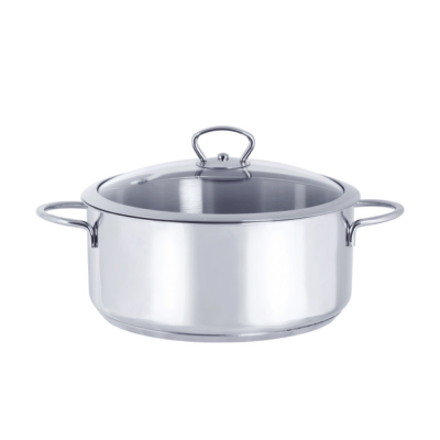 ŠERPA PLITKA SA ST. POKLOPCEM 20CM/2,8L INOX