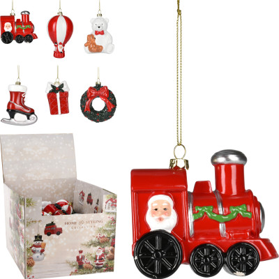 DEKORACIJA NOVOGODIŠNJA ZA JELKU CHRISTMAS FIGURES BALLOON/DONUT