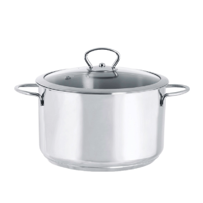 ŠERPA DUBOKA SA ST. POKLOPCEM 24CM/4,8L INOX