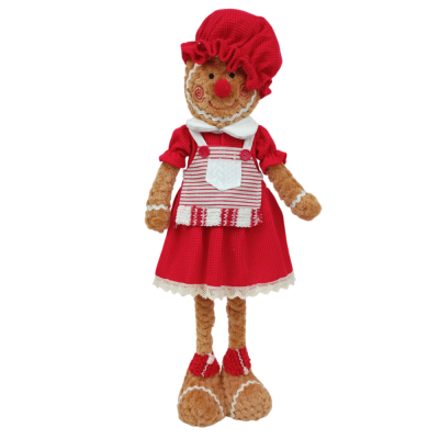 DEKORACIJA NOVOGODIŠNJA PLIŠANA 57CM GINGER