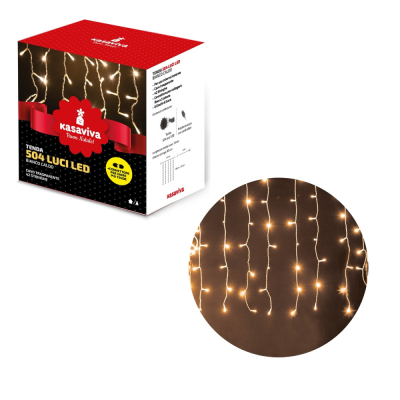 NOVOGODIŠNJE LAMPICE  ZAVJESA LED