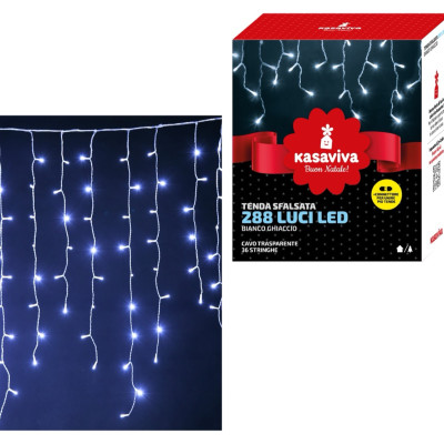 NOVOGODIŠNJE LAMPICE ZAVJESA 288L