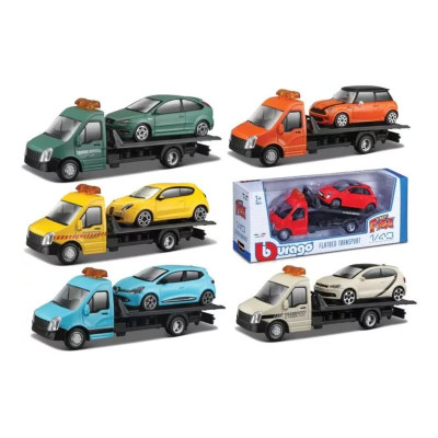 BBURAGO KAMION SA AUTIĆEM 1:43 STREET FIRE