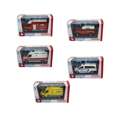 BBURAGO VOZILO 1:50 EMERGENCY FORCE