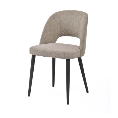 TRPEZARIJSKA STOLICA CAPRI 53X84X54,5CM BEŽ/CRNA