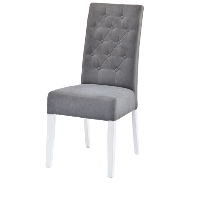 TRPEZARIJSKA STOLICA DALIA 46X102X64CM BIJELA SORO/ANTRACIT