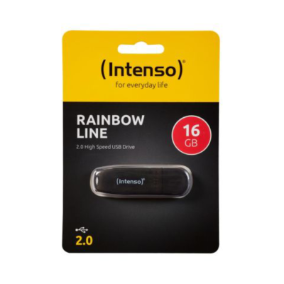 USB STICK 16GB 2.0 INTENSO HI-SPEED CRNI